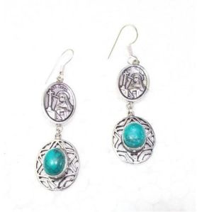 gemstone earring