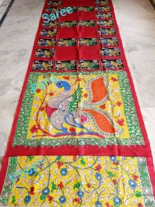 Madhubani Paintings-Hand Made Sarees