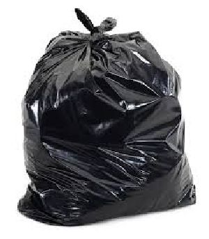 black garbage bags