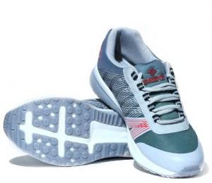 Sagma Mens Mehandi Grey Breathable Shoes