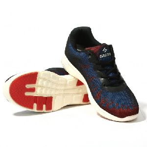 Sagma Mens Red Blue Breathable Shoes