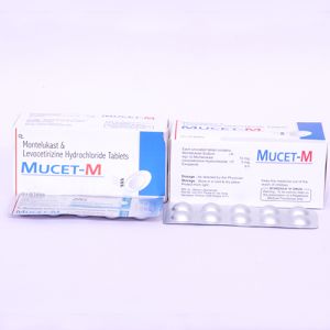 Levoceterizine 5mg + Montelukast 10mg Tablets