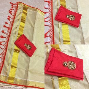 Kerala sarees and dhotis