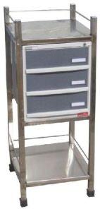 MEDICINE TROLLEY WITH ABS DRAWER