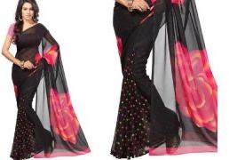 ladies synthetic saree