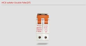 MCB Isolator Double Pole CIRCUIT BREAKER