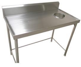 WOTK TABLE WITH CHUTE