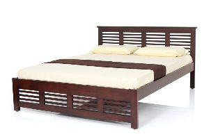 Konark Solid Wood Queen Bed