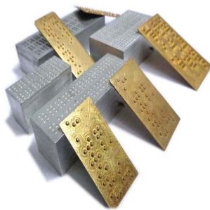 CNC BRAILLE MALE AND FEMALE BLOCKS