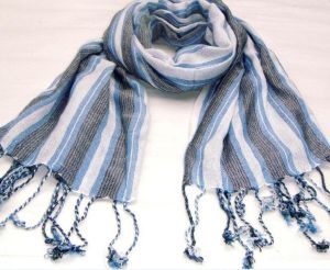 Viscose Stripe Scarf