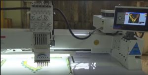 Two Head Six Needle Embroidery Machine