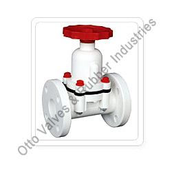 pp diaphragm valve flange end