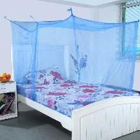 Blue Single Bed Mosquito Net