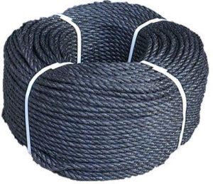 Black Polyester Rope