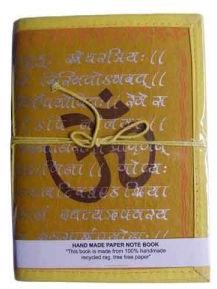 Sanskrit Carved Handmade Notebook