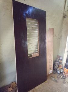 Wooden front door