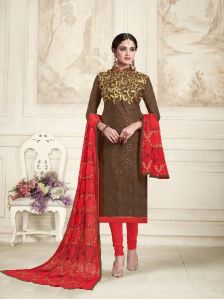 Unstitched Churidar Suit