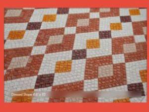 Semi Hand Cut Diamond Mosaic Tile