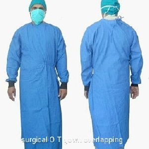 Surgical Ot Gown with Overlapping