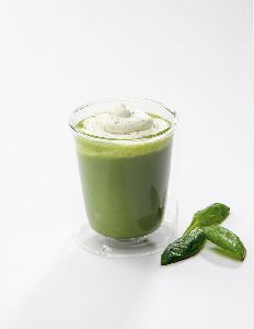 Green Smoothie with Basil Foam