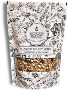 CRANBERRY TOASTED MILLET MUESLI