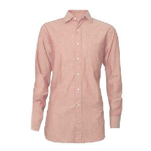 Light Pink Slim Fit Linen Formal Shirt