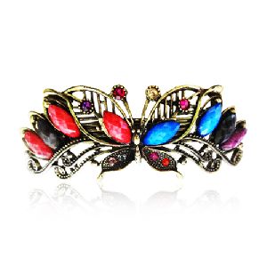 Antique Multicolor Butterfly Clip