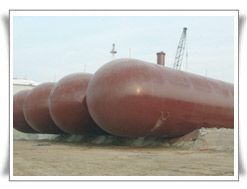 Propane mounded vessels