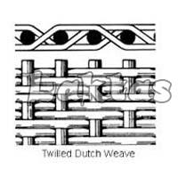 Twill Dutch weave wire cloth  manufacturer in India