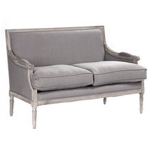Two seat antique style french sofa