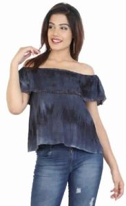 Women Regular Rayon Tie Dye Tops