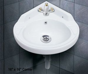 Corner Ceramic Wash Basin