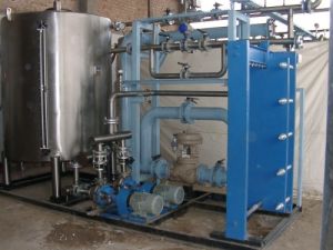 Water heating with Piston Valve