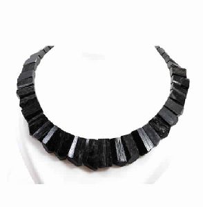 Black Spinal Gemstone Necklace