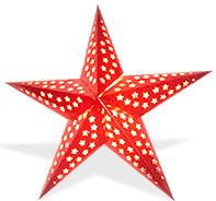 Metalic Paper Stars