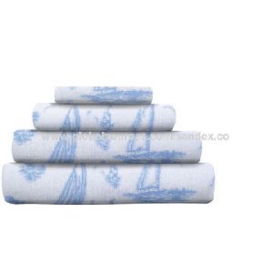 White beach towels