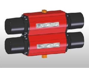 Single Acting Double Decker Pneumatic Actuator