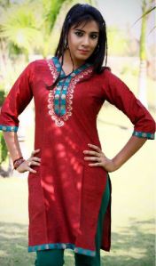 THE CHRAMING RED TUNIC