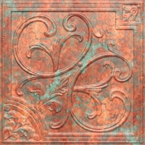 Rustic Patina Decorative Ceiling Tiles