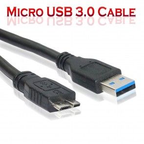 Micro B SuperSpeed Cable For External Hard Drives