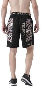 USI UNIVERSAL CONTRA BLACK and BROWN CAMO SHORTS