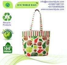 MULTI COLOR PRINT CANVAS BAG