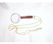 Wooden Magnifying Glass Necklace