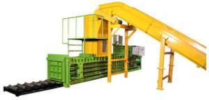 Semi Auto Tie Horizontal Plastic Baler