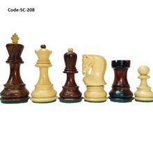 Staunton wooden chess pieces