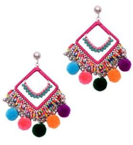 POMPOM EARRING