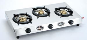 EXTRA WIDE SS THREE BURNER