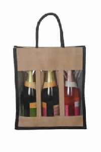 Three Bottle Window Bag