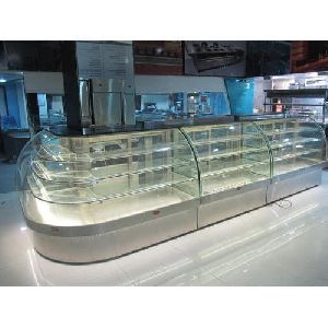 L Shape Sweet Display Counter