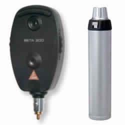 Ophthalmoscope With Large/ Beta Battery Handle